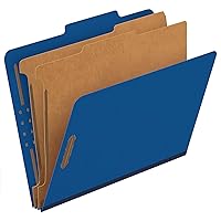 Pendaflex® Classification Folders, 2 Dividers, 2