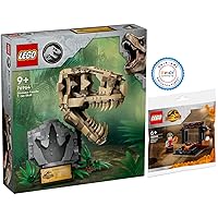 Lego Set: Dinosaur Fossils: T. rex Head & Dinosaur Market Polybag (TOY_BUILDING_BLOCK, 108 months)