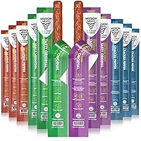 Mission Meats Meat Sticks – Variety Pack (Beef, Pork, Turkey) – Clean Ingredients, Nitrate Nitrite Free, Gluten Free, MSG Free, Paleo Meat Sticks, Made in USA, 1oz (Pack of 12)