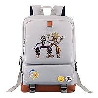 Youth Sundrop and Moondrop Laptop Computer Bags-Graphic Casual Rucksack Waterproof Durable Bookbag for Student
