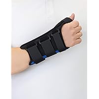 Protect.Universal Wrist Thumb Brace, Black/Blue (Standard, Left)