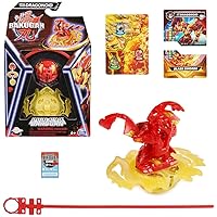 Bakugan, Special Attack Dragonoid, Spinning Collectible, Customizable Action Figure and Trading Cards, Kids Toys for Boys and Girls 6 and up