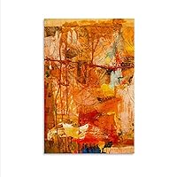 HBZMDM Robert Rauschenberg Colorful Collage Painting Art Poster Canvas Poster Bedroom Decor Office Room Decor Gift Unframe-style 08x12inch(20x30cm)