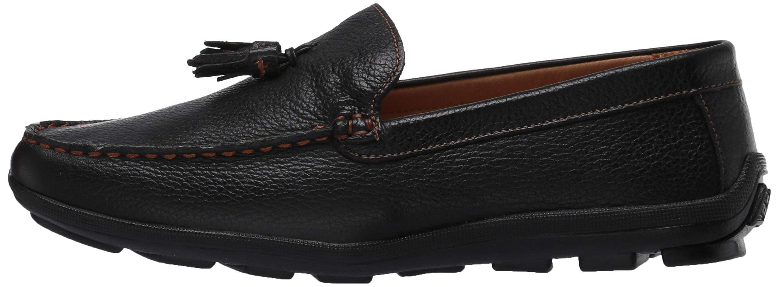 Driver Club USA Unisex-Child Kids Boys/Girls Leather Driving Loafer with Tassle Detail