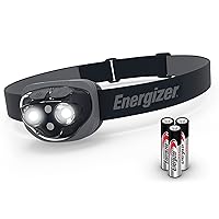 LED Headlamp Pro360, Rugged IPX4 Water Resistant Head Light, Ultra Bright Headlamps for Running, Camping, Outdoor, Storm Power Outage (Batteries Included)