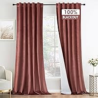 MIULEE 100% Blackout Velvet Curtains 84 Inches Long 2 Panels Set, Dusty Rose Pink Black Out Window Drapes for Bedroom Living Room Back Tab & Rod Pocket, Wild Rose Thermal Insulated Curtains