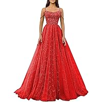 Red Prom Dresses Long Plus Size Sequin Formal Evening Gown Off The Shoulder Sparkly Dress Size 18W