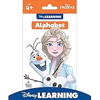 Disney Learning Frozen 2 Alphabet Flash Cards, ABC Flash Cards for Toddlers 2-4 Years, Letter and Sound Recognition With Basic Sight Word Vocabulary for Reading and Writing Readiness, Ages 4+