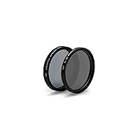 Tiffen Starter 2 Filter Kit for DJI Inspire 2 X7, X5S, X5 & X3 - Natural ND 1.5 (5 Stop) & Tiffen Circular Polarizer