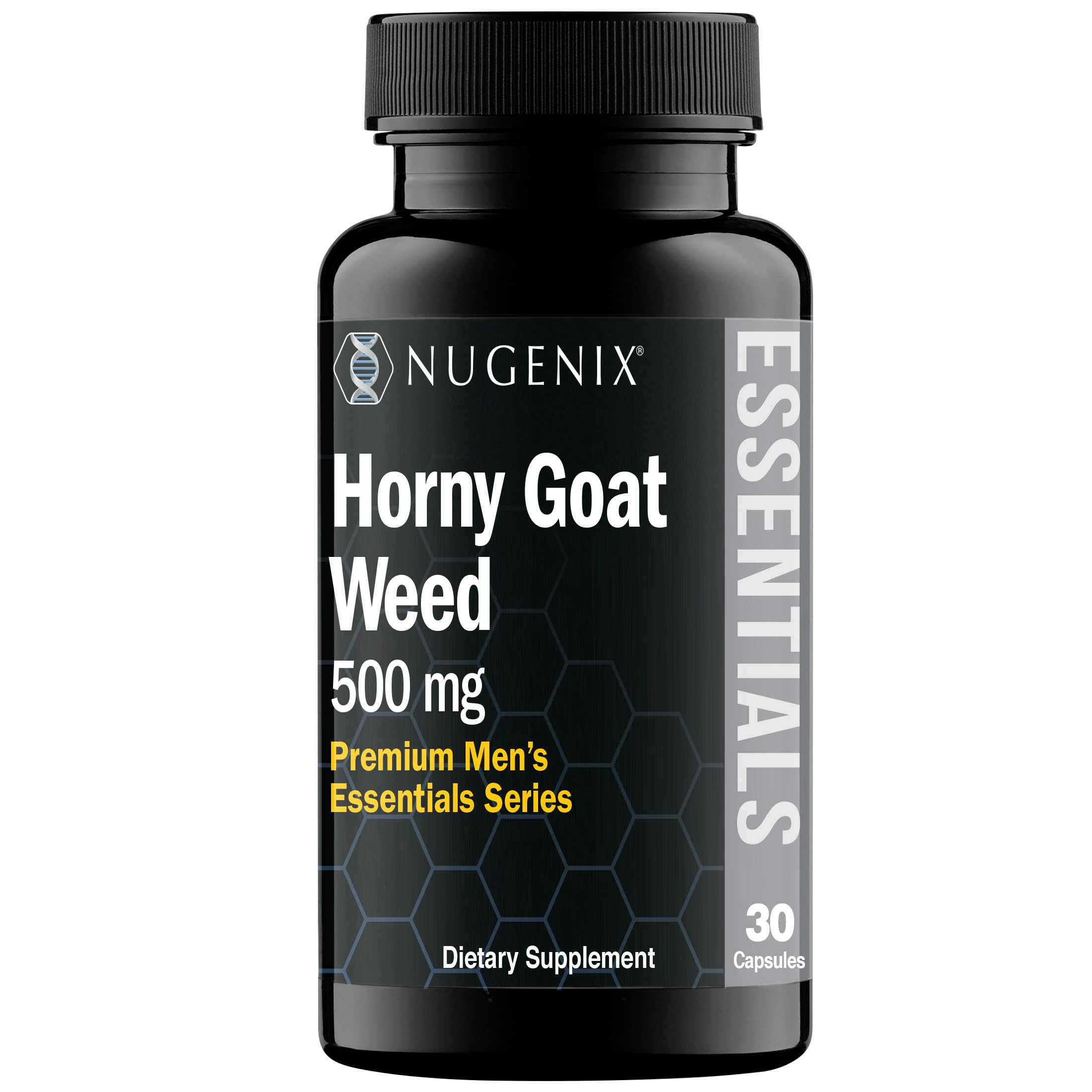 Nugenix Total-T Essentials Horny Goat Weed - Free and Total Testosterone Booster, Support for Men's Health and Vitality