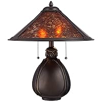 Robert Louis Tiffany Nell Mission Traditional Rustic Style Accent Table Lamp 19