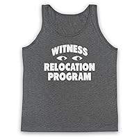 Men's Witness Relocation Program Funny Slogan Tank Top Vest