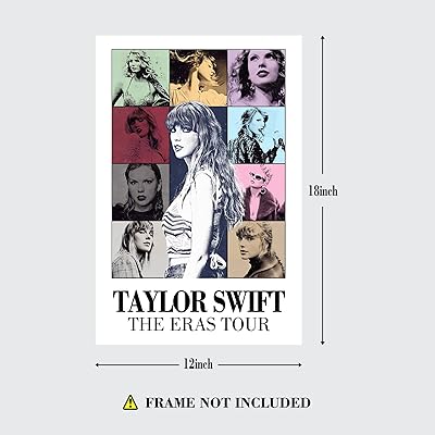 Mua TATBUL Music Poster Taylor%Swift% Poster Country Pop Female Singer Album  Poster Canvas Wall Art Decoration Living Room Bedroom Decoration Poster( 12x18inch, Unframe) trên  Mỹ chính hãng 2024