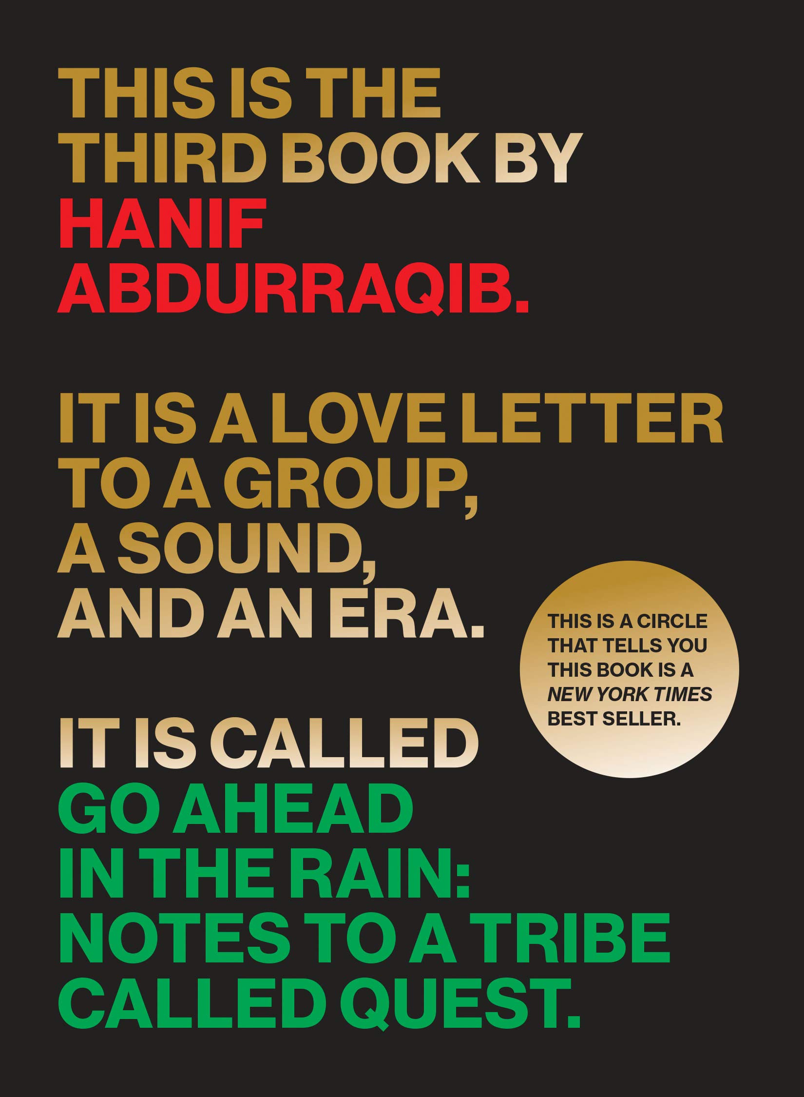 Go Ahead in the Rain: Notes to A Tribe Called Quest (American Music Series)