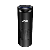 JVC KS-GA100 Portable Air Purifier - USB Power Input for Car and Truck - HEPA Filter with 3-Stage Filtration, Motion Activated Controls, Fits Vehicle Cup Holder
