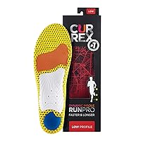 CURREX RunPro Insoles for Running Shoes – Arch Support Inserts to Help Reduce Fatigue, Prevent Injuries & Boost Performance – for Men & Women – Low Arch, Small