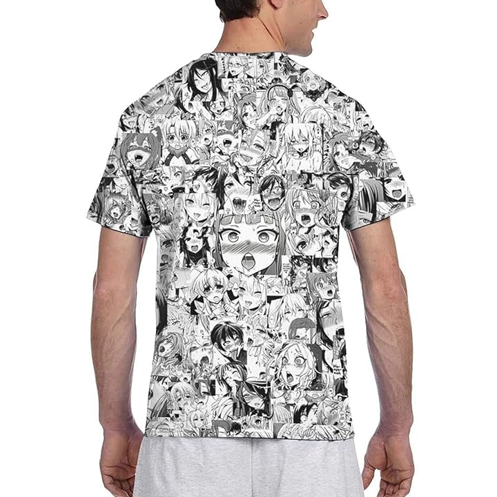 Mua Fromdream Ahegao Shirt Mens Anime T Shirt Hipster Tracksuit 3D Print  Funny Shirts Summer Clothing trên Amazon Mỹ chính hãng 2023 | Fado