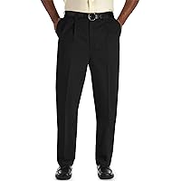 Oak Hill Premium by DXL Men's Big and Tall Stretch Pleated Pants
