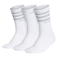 adidas Women's 3-stripe Crew Socks (3-pair)