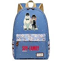 Anya Forger Graphic Bookbag College Laptop Backpack-Spy Family Multifunction Knapsack for Travel