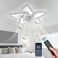 Dimmable Ceiling Fan with Light and Remote Control, 27