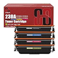 230A Toner Cartridges Compatible for HP W2300A W2301A W2303A W2302A Toner Cartridge Work for HP Color Laserjet Pro 4203dw 4203dn MFP 4303dw 4303fdw Printers