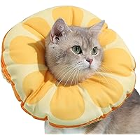 2 Sizes of Cat Cone Collar Soft, Adjustable Cat Cones to Stop Licking, E Collar for Cats, Recovery Collar for Cats After Surgery, Cat Neck Cone, Elizabethan Collar for Cat and Kitten (M)