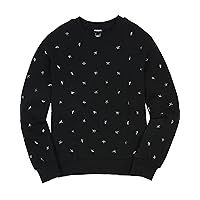 Diesel Boys' Sweatshirt with Stars Starsed, Sizes 8-16 - 12 Black