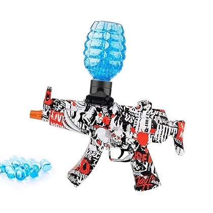 Maisiny Electric Gel Ball Blaster - Automatic Splatter Blaster MP5 Splat Ball Blaster with Goggles and Gel Balls for Adults and Kids
