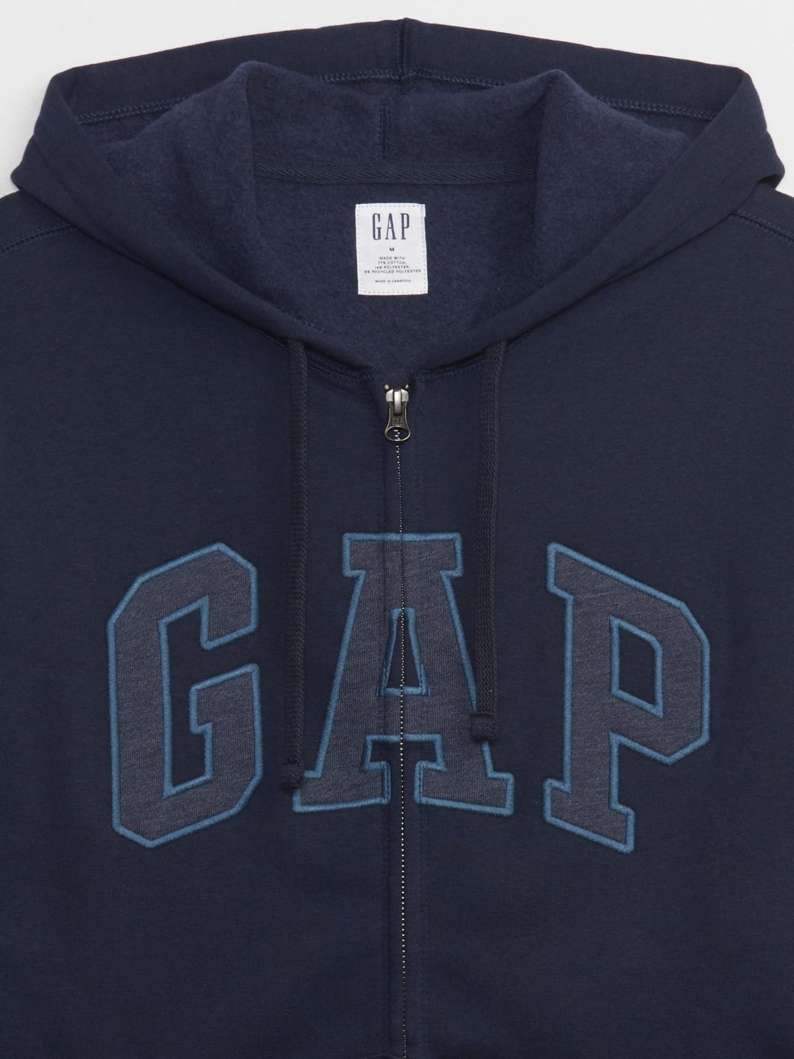 GAP Men's Logo Hoodie Hooded Full Zip Sweatshirt