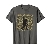Funny Rock On Bigfoot Sasquatch Rock And Roll Believers Tee T-Shirt