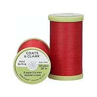 Coats Thread & Zippers Dual Duty Plus Hand Quilting Thread, 325-Yard, Red