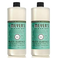 Multi-Surface Cleaner Concentrate, Use to Clean Floors, Tile, Counters, Basil, 32 fl. oz - Pack of 2