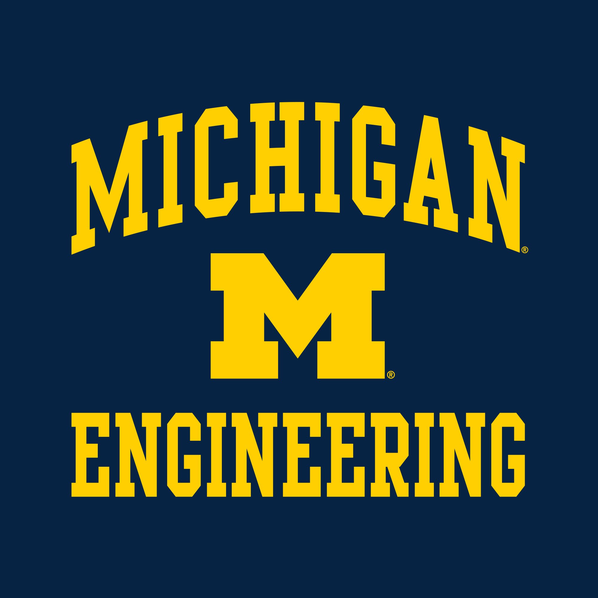 Michigan Wolverines Arch Logo Departments, College T Shirt, Team Color