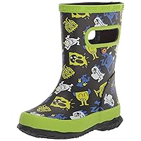 BOGS Unisex-Child Kids Skipper Waterproof Rubber Rain Boot