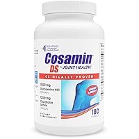 Nutramax Cosamin® DS Joint Health Supplement with Glucosamine & Chondroitin for Men’s & Women's Joint Health, 180 Capsules