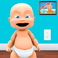 Naughty Twins Baby and Daddy 3D Hide and Seek Fun Simulator Games: Find your Baby and Virtual Daddy - Newborn Baby Hide and Seek Games