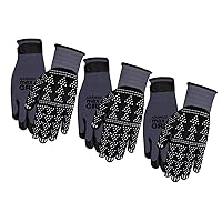 Advanced Max Grip 3 Pack Gloves, Gray