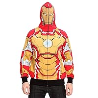 Marvel Men's Iron Man Mark 42 Costume Hoodie