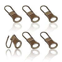 Zipper Pull Tab Replacement Metal Zipper Handle Mend Fixer for Suitcases  Luggage Jacket Backpacks Coat Boots (4pcs GunBlack)