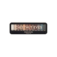 Profusion Cosmetics Chestnut Eyes Eyeshadow Palette - Ultra-Blendable High Pigmented Long Lasting Waterproof Eye Shadow Pallet Pro Makeup Case
