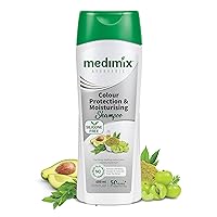 Ayurvedic Color Protection and Moisturising Shampoo with Avocado Oil and Gree Tea Extract for Long Lasting Color and Moisturized Hair (400 ml / 13.53 oz)