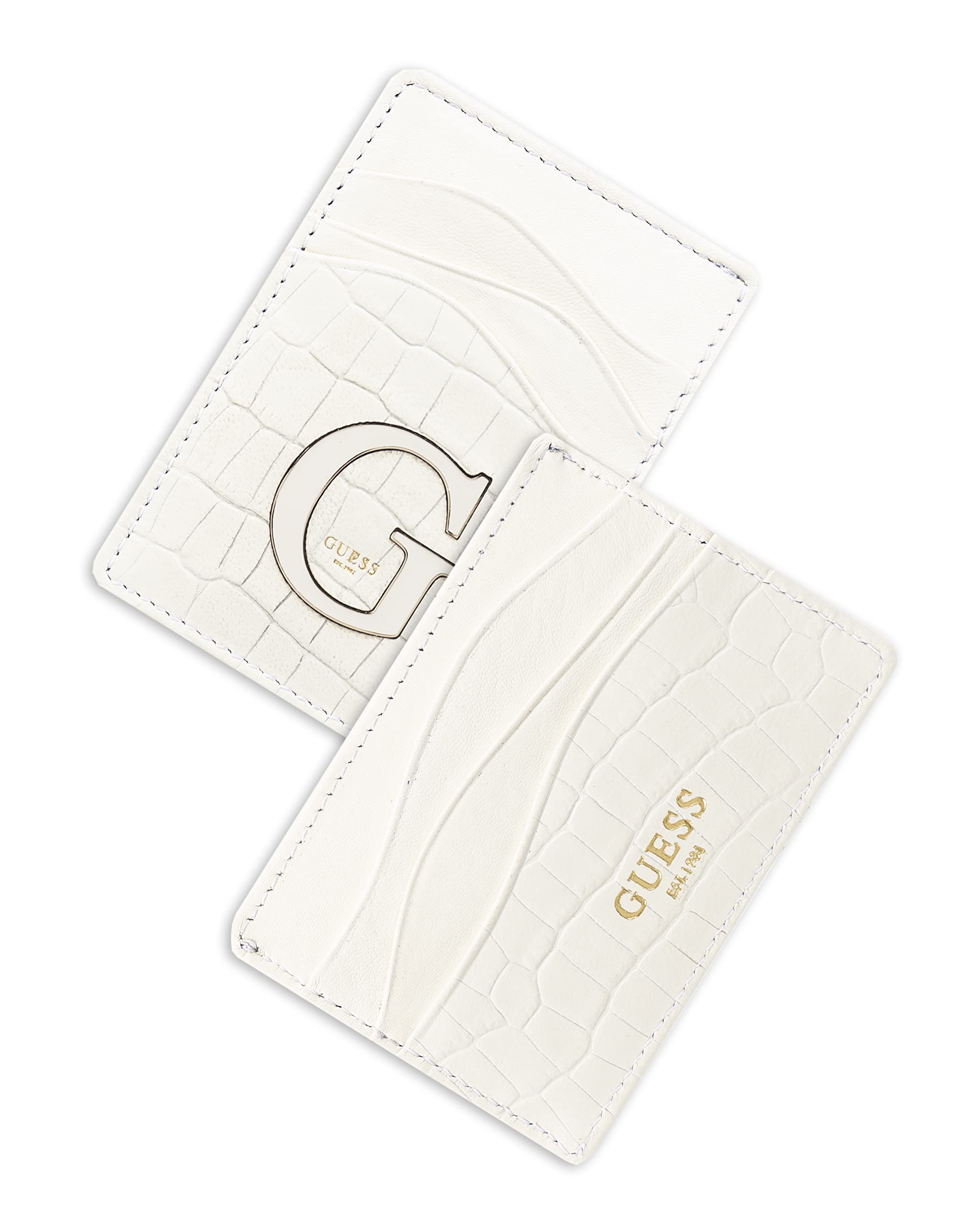 GUESS Men's RFID Cardcase Wallet, Bone, One Size