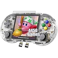 RG353PS Plug & Play Video Games 128G Tf Card Built-in 4500 Games,RG353PS Handheld Game with 3.5-inch IPS Screen Supports HDMI