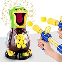 Duck Shooting Toys for Kids 3-5 Years, 2 Packs of Toy Foam Blasters with Movable Target, Interactive Competition Game Gift for Boys and Girls Ages 6 7 8 9+ Years Old