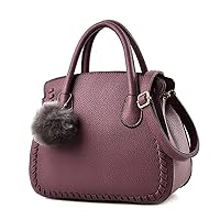 Purses and Handbags for Women PU Leather Top Handle Satchel Ladies Shoulder Tote Bags