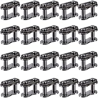 PAGOW 20x 420 Chain Master Link Roller Heavy Duty Drive Connector for 90cc 110cc 125cc 150cc Quad Buggy MB200 Tao Tao Coolster Pit Dirt Bike Scooter ATV Motorcycle Coleman CT200U BT200X Baja Warrior