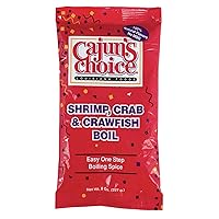 Shrimp, Crab, & Crawfish Boil 8 oz Cajun's Choice Louisiana Foods (Pack of 4)