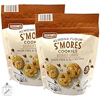 Benton's Keto Cookie Smores, Almond Flour, Grain Gluten Free (2 Pack) Simplycomplete Bundle Value Snack Pack, Low Carb Calorie Snacking for Gym, Hiking S'mores Limited Edition