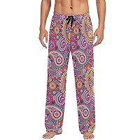 ALAZA Men's Traditional Asian Elements Paisley Sleep Pajama Pant